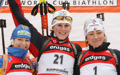 ＜バイアスロン 06-07W杯・第5戦＞ベリ 女子7.5キロメートルスプリントを制今季初優勝 - ドイツ