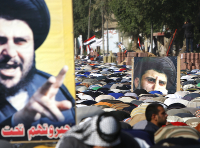 サドル師支持者が米軍地位協定に抗議、イラク