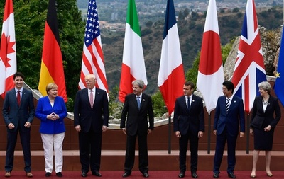 G7サミット開幕、各国首脳が一堂に 伊タオルミナ