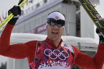 コローニャが男子距離複合30キロで金メダル、ソチ五輪