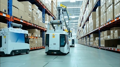 中国 新型スマート物流設備の大規模応用で物流コスト削減を達成