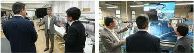 中村文部科学副大臣・清水文部科学大臣政務官が東京都立産業技術高等専門学校 品川キャンパスを訪問