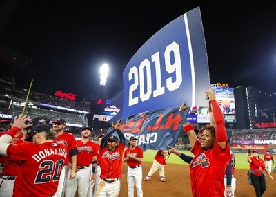 ブレーブスが2年連続の地区優勝、ナ・リーグ東地区