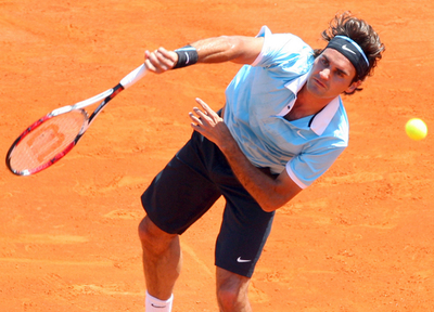 フェデラー モンフィスをストレートで下し準々決勝へ