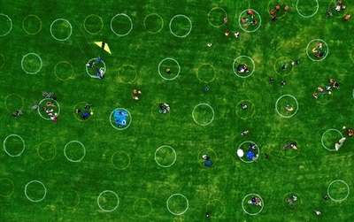 【写真特集】緩和進むも続く「ソーシャル・ディスタンシング」