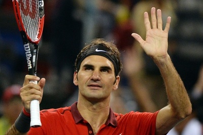 フェデラーが準決勝へ、ジョコビッチとの再戦に 上海マスターズ