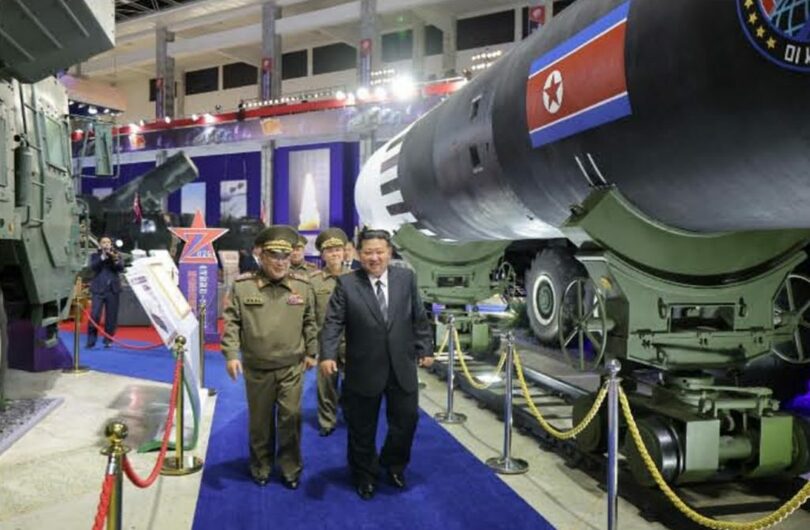 平壌で開幕した武装装備展示会「国防発展–2025」＝労働新聞(c)KOREA WAVE