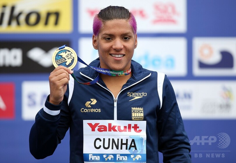 クーニャがオープンウオーター女子25キロで優勝、第16回世界水泳