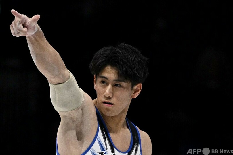 橋本大輝、男子個人総合2連覇 世界体操