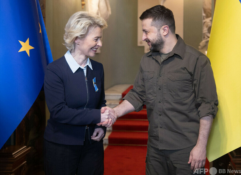 ウクライナのEU加盟申請、欧州委が6月に「意見」表明