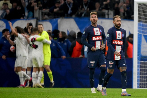 PSG、2年連続の仏杯16強敗退 マルセイユに12年ぶり敵地黒星 写真 