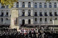 英ロンドンで開かれた第1次世界大戦終結100年記念式典の様子（2018年11月11日撮影）。(c)Tolga AKMEN / AFP