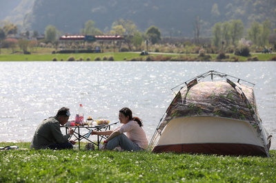 遊ぶことに自然に溶け込む 中国のアウトドア経済が過熱