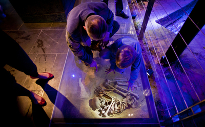 市場の地下4メートルに、最新鋭博物館 ポーランド