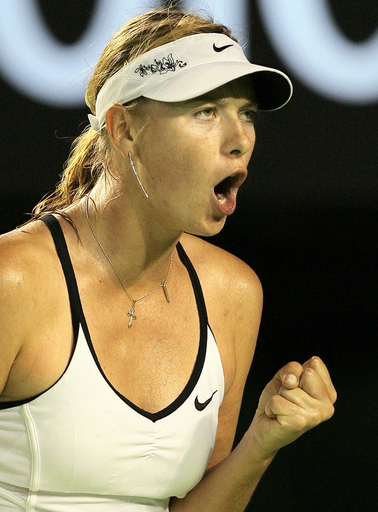 ＜テニス 07全豪オープン＞女子シングルス、シャラポワ ガルビンを降し4回戦進出 - オーストラリア