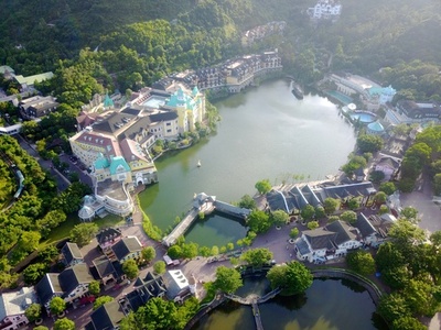 深セン東部華僑城　空からの景色