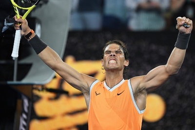 絶好調ナダル、貫禄の全豪OP4強入り 新鋭ティアフォーを一蹴