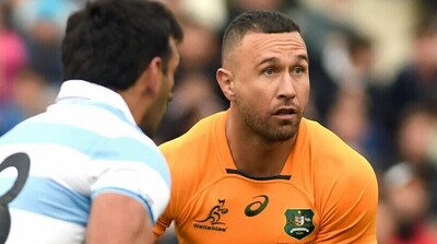 ラグビー豪代表クーパー、アキレス腱断裂の重傷 W杯へ暗雲