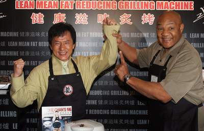 ジョージ・フォアマン・グリルのプロモーションイベントにジャッキー・チェン登場 - 香港
