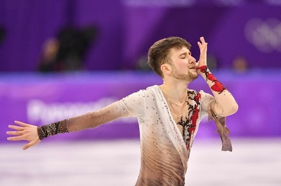 フィギュア男子SPで14位のミーシャ・ジー、平昌五輪