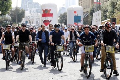 自転車シェアサービス開始、渋滞・汚染緩和が狙い レバノン