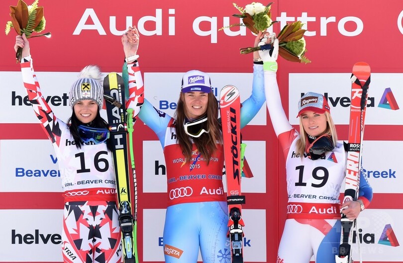 マゼがソチ五輪に続く滑降金メダル、アルペンスキー世界選手権