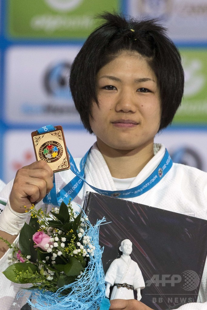 中村が女子52キロ級で金メダル、日本勢1号 世界柔道