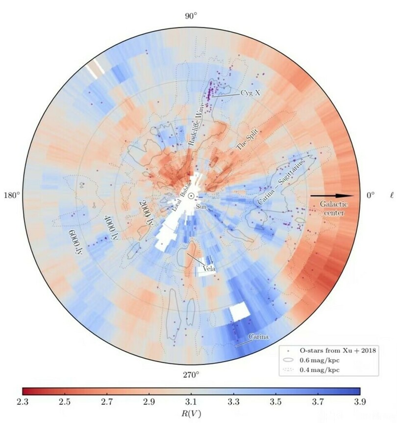 独研究所の中国人学生と指導教官が世界初の銀河系星間塵分布図と特性図を発表