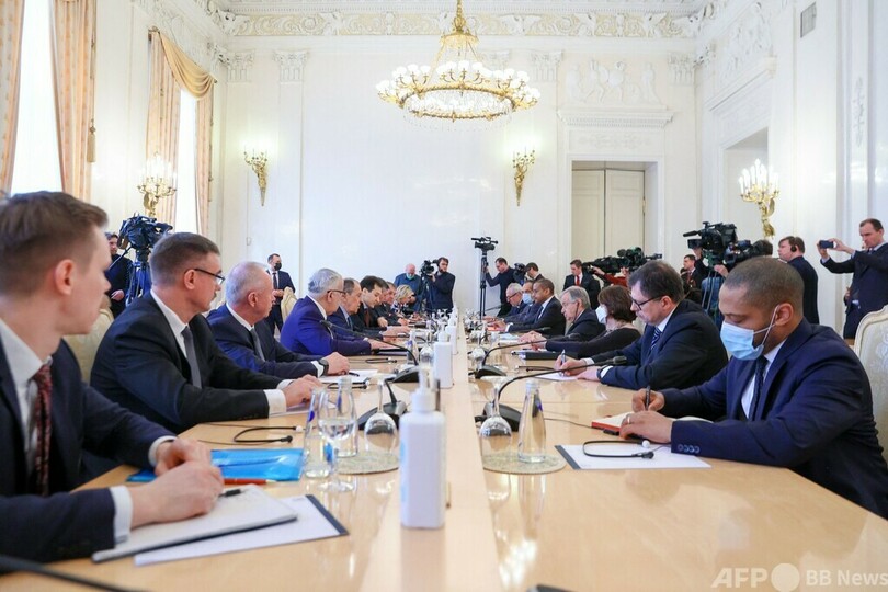 プーチン氏、ウクライナと合意「望む」 国連総長と会談