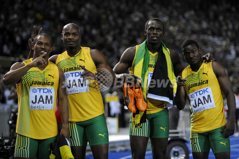 ジャマイカが男子4 100メートルリレーを制す 世界陸上ベルリン大会 写真25枚 国際ニュース Afpbb News