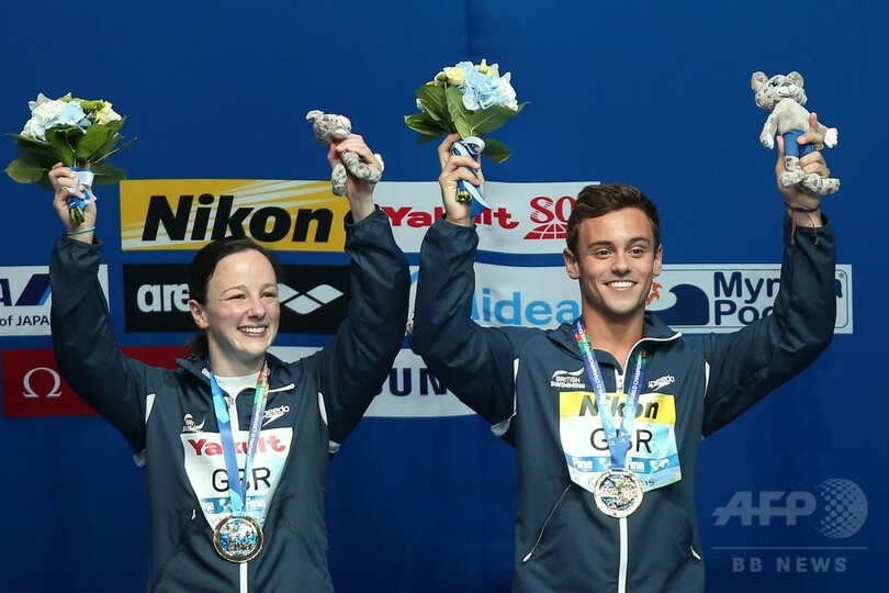 英国ペアが飛び込み混合団体で優勝、第16回世界水泳