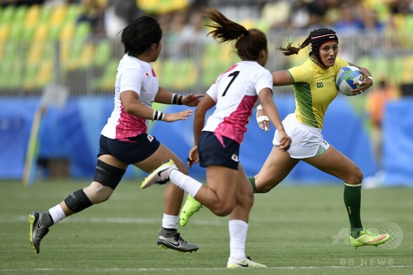 日本、順位決定戦でブラジルに敗れ10位 7人制ラグビー女子