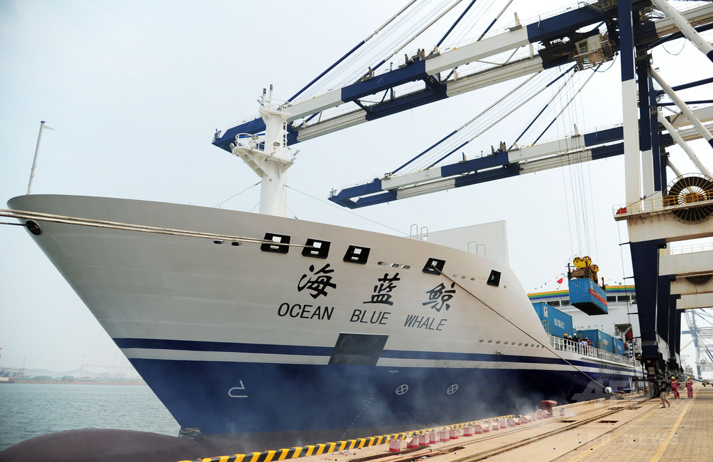 国際ニュース：AFPBB News初の中国独自開発の大型客船、中韓航路へ処女航海