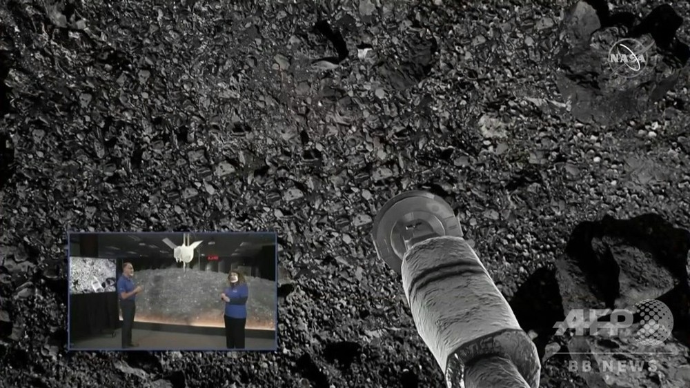 動画：小惑星「ベンヌ」、初サンプル採取成功 NASA探査機