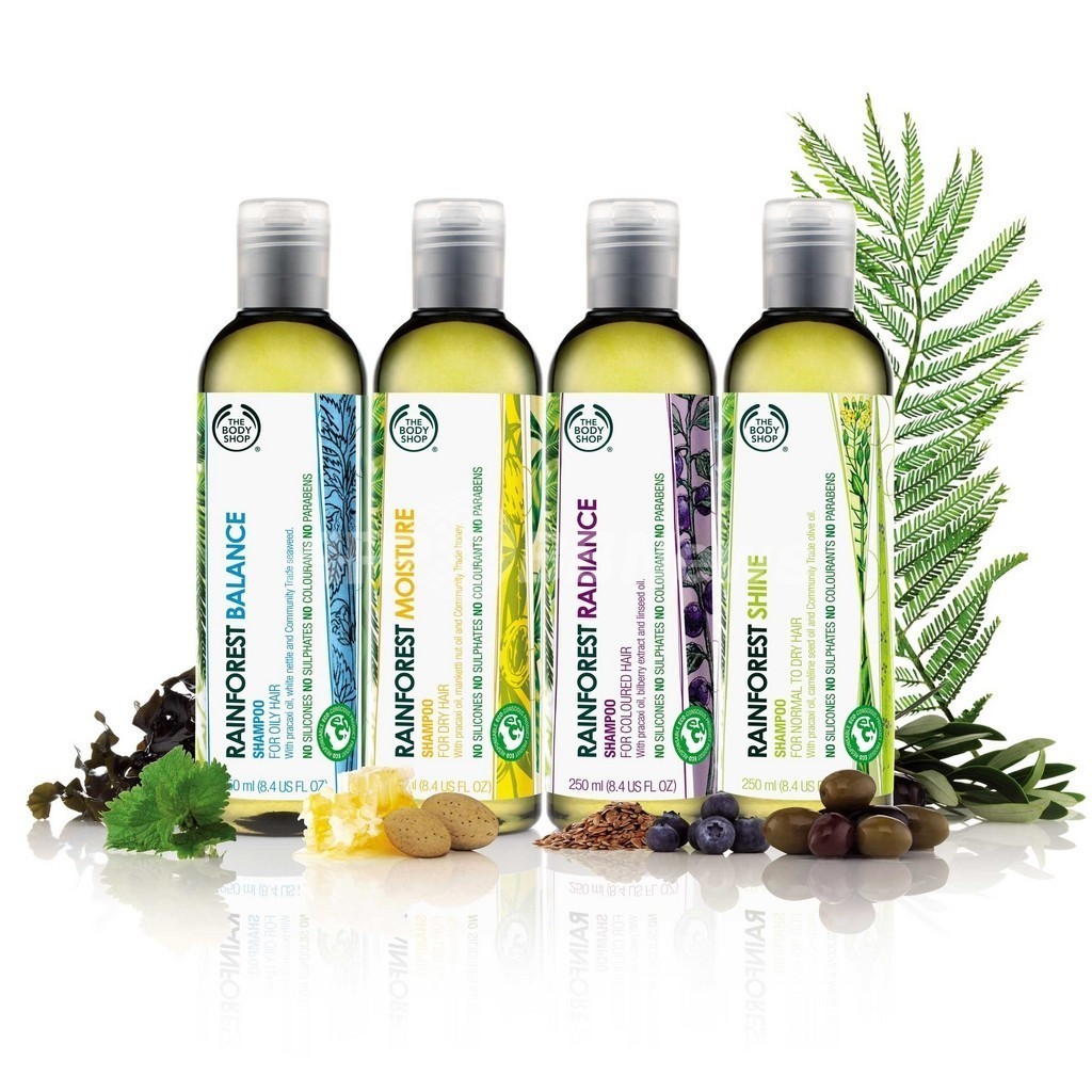 髪にも地球にもやさしい、ザ・ボディショップの「レインフォレストヘアケア」