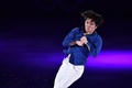 平昌冬季五輪、フィギュアスケートのエキシビションに臨む宇野昌磨（2018年2月25日撮影）。(c)AFP/Mladen ANTONOV