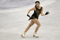 世界フィギュアスケート国別対抗戦、女子フリースケーティング（FS）で1位に立ったエリザベータ・トゥクタミシェワ（2018年11月10日撮影、資料写真）。(c)MARTIN BUREAU / AFP