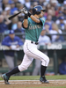 米大リーグ（MLB）、シアトル・マリナーズ（Seattle Mariners）が8日、本拠地セーフコ・フィールド（Safeco Field）で行われたロサンゼルス・ドジャース（Los Angeles Dodgers）戦で、6人の継投による無安打無得点を達成した。

マリナーズは1-0でドジャースに勝利した。

1番・右翼手で先発出場し、4打数3安打を記録したシアトル・マリナーズのイチロー（Ichiro Suzuki、2012年6月8日撮影）。(c)AFP/Getty Images/Otto Greule Jr