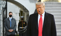 米ホワイトハウスを去るドナルド・トランプ大統領（肩書は当時、2021年1月20日撮影）。(c)MANDEL NGAN / AFP