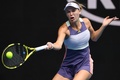 全豪オープンテニス、女子シングルス3回戦。リターンを打つキャロライン・ウォズニアッキ（2020年1月24日撮影）。(c)Greg Wood / AFP