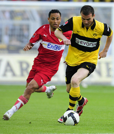 シュツットガルト ドルトムントに敗れる