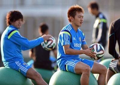 ギリシャ戦から一夜明け、日本代表が練習再開