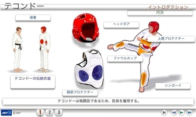 【アニメーション】北京五輪の各種目解説、テコンドー