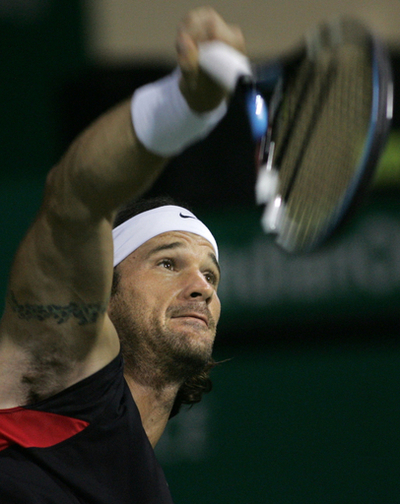 ＜男子テニス チェンナイオープン2007＞モヤ カルロビッチを降し準決勝進出を決める - インド