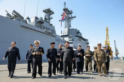 北朝鮮が駆逐艦から戦略巡航ミサイル発射試験…金正恩総書記が視察、核抑止力強化を強調