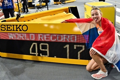 ボルが世界新で優勝、ホロウェイは10年無敗に 世界室内陸上