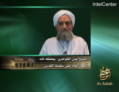 ザワヒリ容疑者、ハマスのガザ地区制圧に支持表明ビデオ