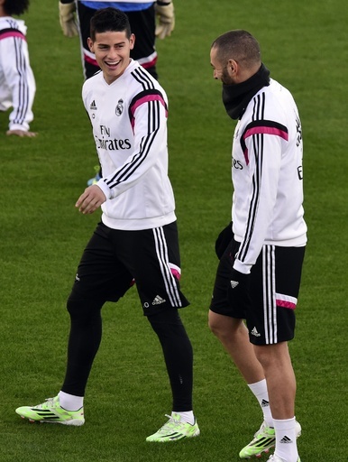 クラブW杯決勝控えハメスがレアルの全体練習に合流