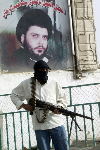 サドル師、マフディ軍の活動停止を無期限延期