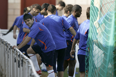 バレンシア チェルシー戦に向け最終調整